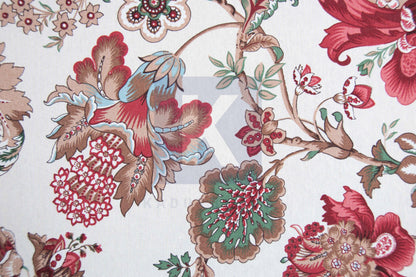 Mantel Individual Flor de Avellano Beige Reversible